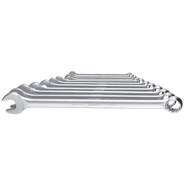 Combination Wrench Set, Long 8-22mm